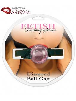 Presentación Diamond Ball Gag Rosa