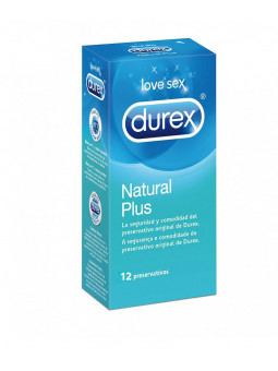 Durex natural plus - 12 unidades