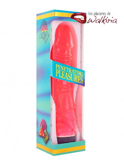 Presentación Vibrador Realístico en color rojo