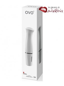 Presentación OVO D4 Mini Vibrador Blanco