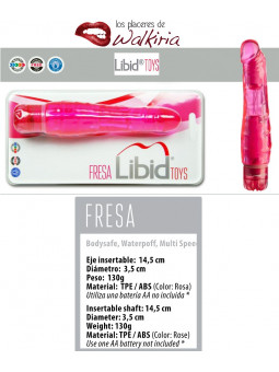 Características Libid Toys Vibrador Fresa