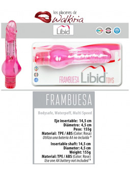 Características Libid Toys Vibrador Frambuesa