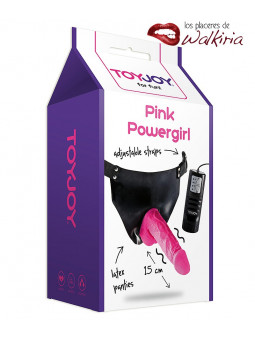 Powergirl Vibr. Strap-On Pink