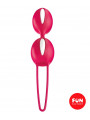 Bolas chinas Smartballs Duo Fucsia/Blanco