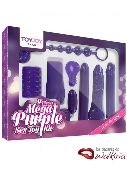 Presentación Mega Purple Sex Toy Kit