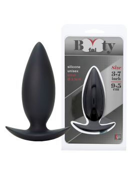 Plug Bootyful Pequeño Negro Silicona