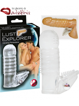 Lust Explorer Penis Sleeve with Vibrating