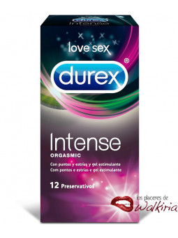 Con puntos y estrías y gel estimulante
