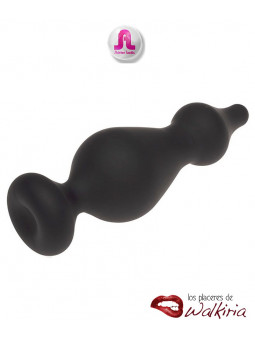 Amuse Black Plug Anal Silicone L