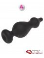 Amuse Black Plug Anal Silicone L