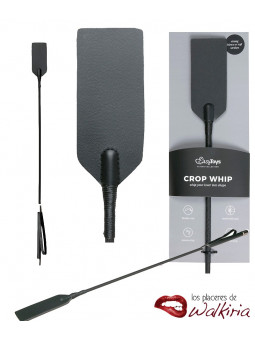 Crop Whip Rectangle Black